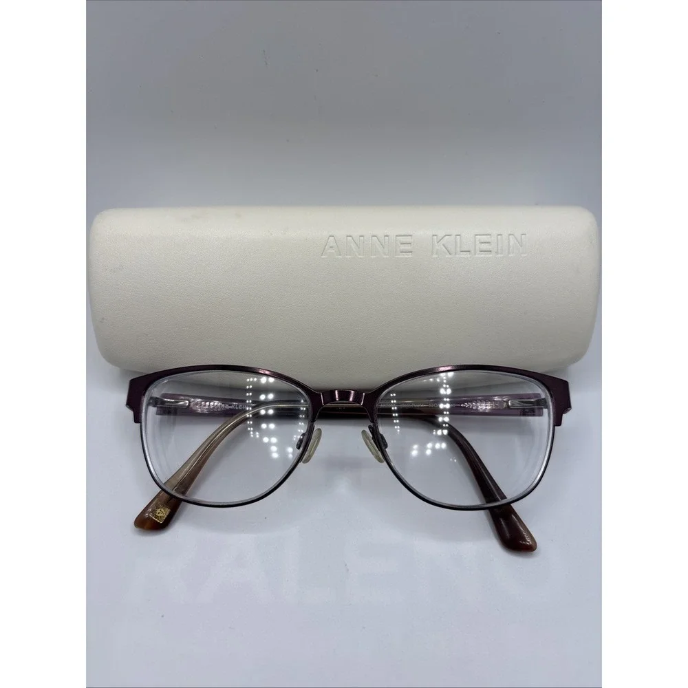 Anne Klein AK5087 (Plum) 505 Eyeglasses Frame 52-17-140mm w/case